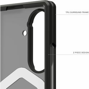 Urban Armor Gear Mouve Case for Samsung Galaxy Z Fold7 Smartphone - Ash - Matte - Impact Resistant, Scratch Resistant, Cra