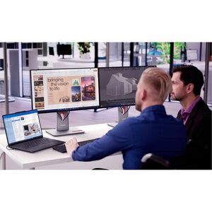Lenovo ThinkVision P24QD-40 24 Zoll Klasse WQHD LED-Monitor - 16:9 Format - Schwarz - 60,5 cm (23,8 Zoll) Viewable - IPS-T