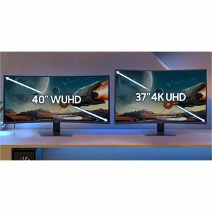 Samsung Odyssey G7 S40FG75DEN 40" Class 5K2K WUHD Curved Screen Gaming LCD Monitor - 21:9 - Black - 40" Viewable - Vertica