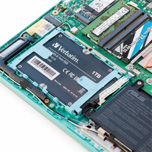 Unità stato solido Verbatim Vi550 Vi550 S3 - 2,5" Interno - 1 TB - SATA (SATA/600) - 360 TB TBW - 550 MB/s Velocità massim
