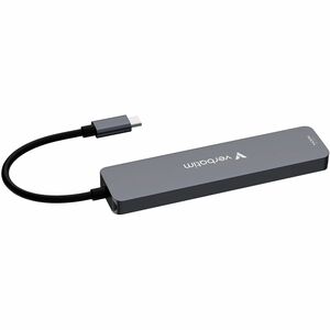 Docking station Verbatim USB Type-C per Fotocamera - Compatibilita carica - Lettore schede di memoria - SD, microSD - 4K @