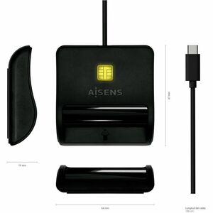 CARD READER SD MICROSD MMC RS-MMC MMC MICRO USB-A GREY