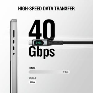 4smarts 541438. Kabellänge: 1,5 m. Anschluss 1: USB C, Anschluss 2: USB C, USB-Version: USB4 Gen 2x2, Max. Datenübertragun