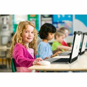 Extreme Shell-L para MacBook Air de 13,3" (2018-2021 con Touch ID - Chips Intel/M1) (Negro/Transparente)