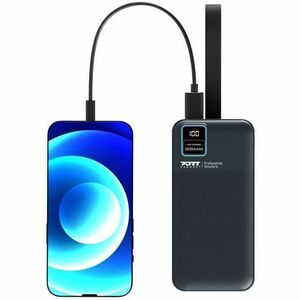 Powerbank Port Connect - Pour Tablette PC, Smartphone, Dispositif GPS, Casque - 30000 mAh - 2,10 A - 5 V DC Sortie - Coone