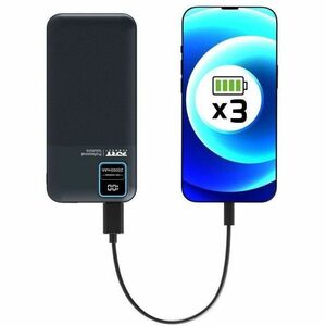 Powerbank Port Connect - Pour Smartphone, Tablette PC, Casque, Smartwatch - 20000 mAh - 2,10 A - 5 V DC Sortie - Coonecteu