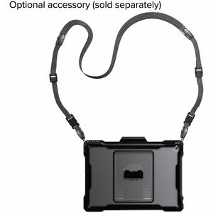Shield Extreme-X para iPad 9 (7/8) de 10,2" con portastylus (negro)