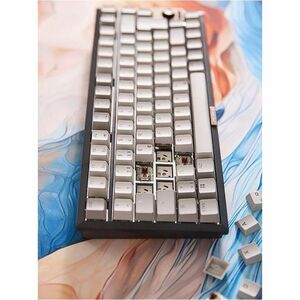 CHERRY G80-3960 Keyboard - Compact - Wired/Wireless Connectivity - USB Interface - Black, Grey - MX2A Brown Keyswitch - Bl