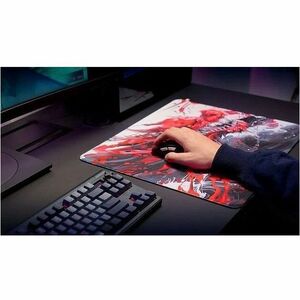CHERRY XTRFY GP6 Large Gaming Mouse Pad - 400 mm x 460 mm x 4 mm Dimension - Black - Natural Rubber - Mouse