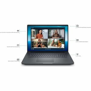 Dell Pro Max Plus MB18250 45.7 cm (18") Notebook - QHD+ - Intel Core Ultra 7 2nd Gen 265HX - 32 GB - 1 TB SSD - Hungarian 