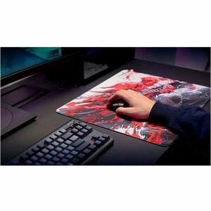 Mouse pad da gaming CHERRY XTRFY GP6 - Grande - 400 mm x 460 mm x 4 mm Dimensioni - Nero - Gomma naturale - Mouse