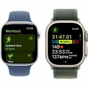 Apple Watch Series 10 Smart Watch - 42mm Case Height - 36mm Case Width - Plata Case Color - Mezclilla Band Color - Alumini