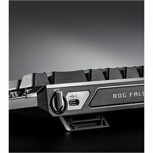 Asus ROG Falchion Ace HFX Teclado gaming - Cable Conectividad - USB 2.0 Interfaz - RGB LED - Control de Volumen, Reproducc