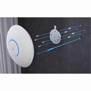 Ubiquiti U7 Long-Range Dual Band Wi-Fi 7 IEEE 802.11n/ac/ax/be/v/r/k 4.30 Gbit/s Wireless Access Point - 2.40 GHz, 5 GHz -