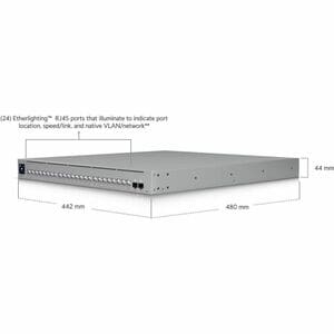 Ubiquiti Pro XG Ethernet Switch - 24 Ports - Manageable - Gigabit Ethernet, 2.5 Gigabit Ethernet, 5 Gigabit Ethernet, 10 G