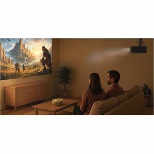 Optoma Photon Life PK31 DLP-Projektor - 16:9 - Schwarz - Hoher Dynamikbereich (High Dynamic Range, HDR) - 200,000:1 Kontra