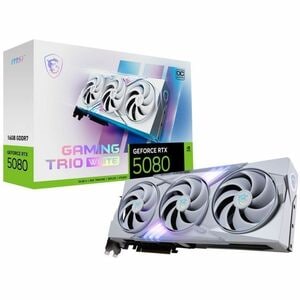 MSI NVIDIA GeForce RTX 5080 Graphic Card - 16 GB GDDR7 - 7680 x 4320 - 2.72 GHz Boost Clock - 256 bit Bus Width - PCI Expr