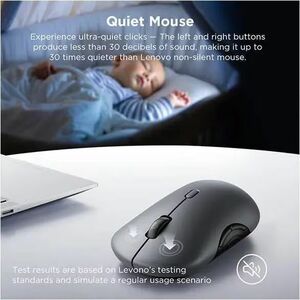 Lenovo 700 Multi-Device Wireless Silent Mouse (Luna Grey)