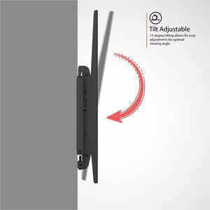 CTA Digital Wall Mount for Flat Panel Display, Curved Screen Display, TV, Digital Signage Display - 43" to 90" Screen Supp