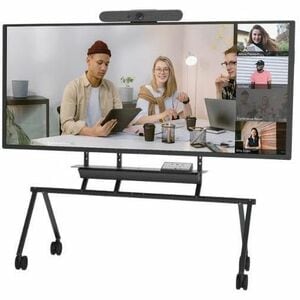 Heckler Design XL Display Stand - Up to 105" Screen Support - 220 lb Load Capacity - Floor - Steel, Powder Coated Steel, U
