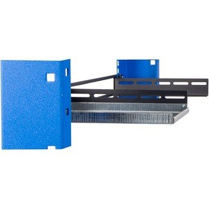 Innovation 1U Rack-mountable Rack Shelf for Switch - 289.56 mm Rack Width x 200.66 mm Rack Depth - Black Powder Coat - TAA