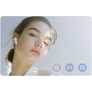 TCL MOVEAUDIO Go True Wireless Earbud Stereo Earset - White, Multicolor - Binaural - In-ear - Bluetooth - 16 Ohm - Noise R