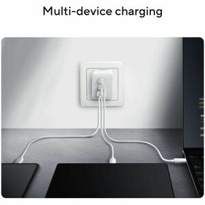 Asus AC100-03 100 W AC Adapter - 1 Pack - Universal Adapter - 1 USB - 2 USB Type-C - For Notebook, Smartphone, Tablet PC, 