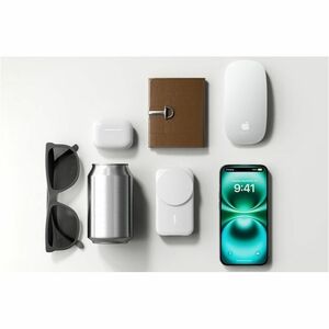 Belkin UltraCharge Induktionsladegerät - Weiß - für Qi2-fähiges Gerät, iPhone, AirPod, Smartwatch - Eingangsstecker: USB -