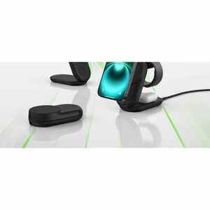 Belkin UltraCharge Induktionsladegerät - Schwarz - für Qi2-fähiges Gerät, iPhone, AirPod, Smartwatch, Smartphone - Eingang