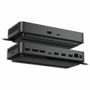 Dell Pro Dock USB Tipo C Base de conexión para Portátil - 130W - 4 Displays Supported - HD @ 60Hz, FHD @ 60Hz, QHD @ 60Hz,
