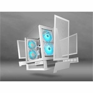 COUGAR OmnyX CGR-2WA3W-RGB Gabinete para computadora gamer - Mini ITX, Micro ATX, ATX Placa base admitida - Media Torre - 