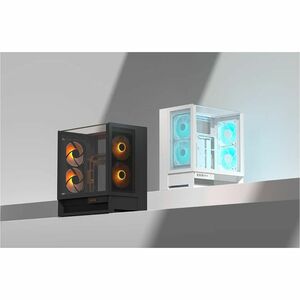 COUGAR OmnyX CGR-2WA3B-RGB Gabinete para computadora gamer - Mini ITX, Micro ATX, ATX Placa base admitida - Media Torre - 