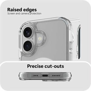 Just in Case Rugged Case for Apple iPhone 17 Smartphone - Clear - Drop Resistant, Impact Resistant, Damage Resistant, Shoc