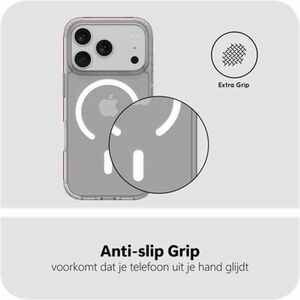 Just in Case Rugged Case for Apple iPhone 17 Pro Max Smartphone - Clear - Drop Resistant, Impact Resistant, Damage Resista