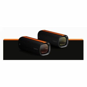 MI Sound Party MDZ-39-DB Portable Bluetooth Speaker System - 50 W RMS - Black - Surround Sound - Near Field Communication 