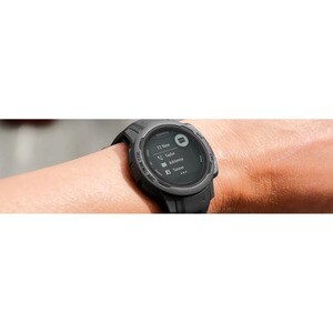Garmin Instinct 2 Smart Watch - Graphite Body Color - Fiber Reinforced Polymer Case Material - Silicone Band Material - He
