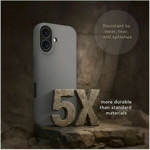 dbramante1928 ApS Roskilde Case for Apple iPhone 17 Smartphone - River Stone - Soft-touch - Stain Resistant, Scratch Resis