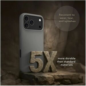 dbramante1928 ApS Roskilde Case for Apple iPhone 17 Pro Max Smartphone - River Stone - Soft-touch - Scratch Resistant, Sta