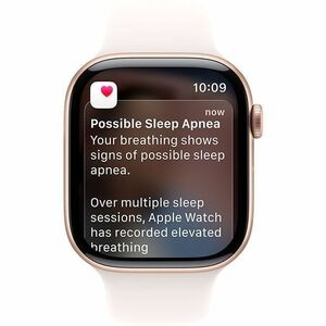 Watch Series 11�GPS�46mm�Rose Gold Aluminium Case with Light Blush Sport Band - M/L