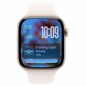 Apple Watch Series 11 Smartwatch - 46 mm Case Height - 39 mm Case Width - Golden Tasche, Farbe - Light Blush Band Color - 