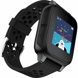 TCL MOVETIME MT46X Smartwatch - Kinder - Schwarz, Grau Body Color - Wireless LAN - 4G - Kamera, Push-Benachrichtigung, SMS