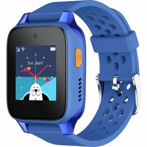 TCL MOVETIME MT46X Smartwatch - Kinder - Blau Body Color - Wireless LAN - 4G - Kamera, Push-Benachrichtigung, SMS, Alarm, 