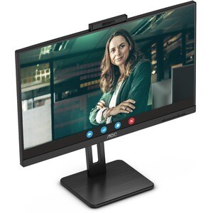 Monitor LCD AOC Q27P3CW 27" (68.6cm) Class Cámara Web UW-UXGA - 16:9 - Negro Texturado - 27" (68.6cm) Viewable - Tecnologí