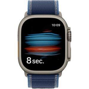 Apple Watch Ultra 3 Smart Watch - 49 mm Case Height - 44 mm Case Width - Natural Case Color - Blue, Bright Blue Band Color