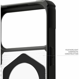 Urban Armor Gear Plasma XTE Case for Apple iPhone 17 Pro Max Smartphone - Black, Clear - Crack Resistant, Drop Resistant, 