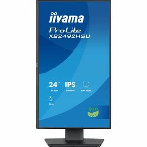 iiyama ProLite XB2492HSU 24 Zoll Klasse Full HD LED-Monitor - 16:9 Format - Mattschwarz - 61 cm (24 Zoll) Viewable - IPS-T