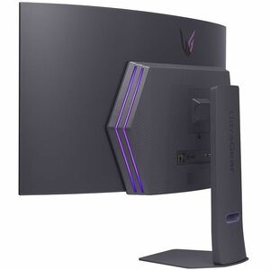 LG UltraGear 45GX90SA-B 45" (114.3 cm) Class UW-QHD Curved Screen Gaming OLED Monitor - 21:9 - Black - 44.5" (113 cm) View
