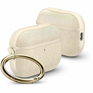 Spigen Urban Fit Carrying Case Apple AirPods Pro - Dune Beige - Scratch Resistant, Scratch Resistant Interior - Polycarbon