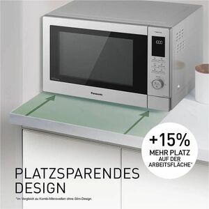Panasonic NN-CD88QSEPG Microwave Oven - Stainless Steel - 34 L Capacity - Microwave, Baking, Convection, Frying - 7 Power 