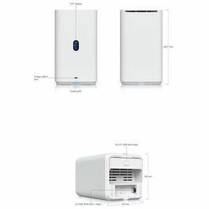 Ubiquiti UNAS 2 NAS Storage System - ARM Cortex A55 Quad-core (4 Core) 1.70 GHz - 2 x HDD Supported - 0 x HDD Installed - 